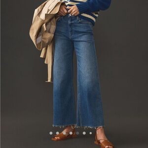 EUC Paige Anessa Raw Hem Cropped Jeans 24